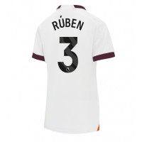 Manchester City Ruben Dias #3 Replika Bortatröja Dam 2023-24 Kortärmad